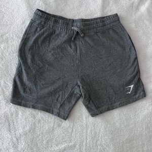Gymshark Grey Athletic Shorts with Embroidered Logo